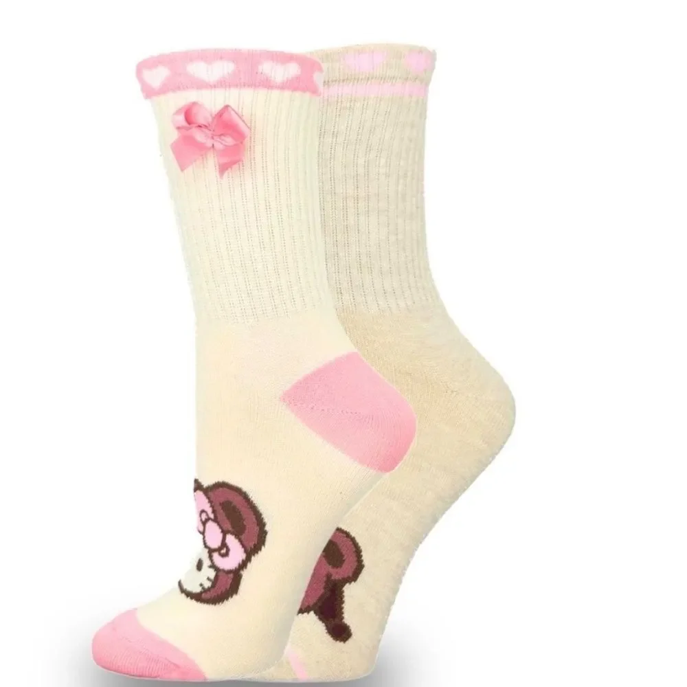 Women’s Hello Kitty & Aristocats Mid-Crew Socks 3-Pair Size 4-10